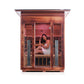 Enlighten Rustic 3 Person-Infrared Sauna-Slope Roof