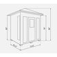 Enlighten Rustic 4 Person Infrared Sauna - Peak Roof-Specs