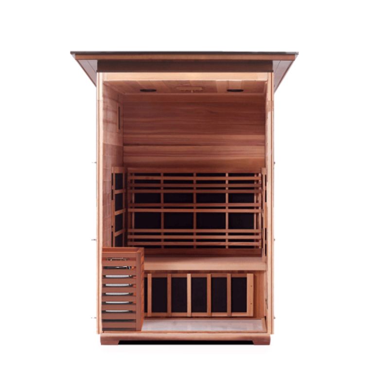 Enlighten Sapphire, 2 Person, Slope Roof, Hybrid Sauna-Interior