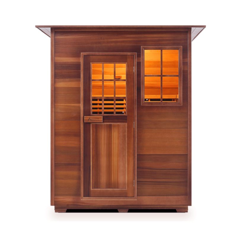 Enlighten Sapphire-3 Person-Hybrid Sauna-Slope Roof