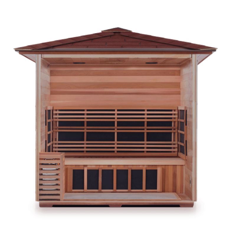 Enlighten Sapphire-4-Person-Hybrid Sauna -Interior