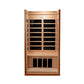 Golden Design Geneva Elite GDI-6106-01 Infrared Sauna - interior cutaway