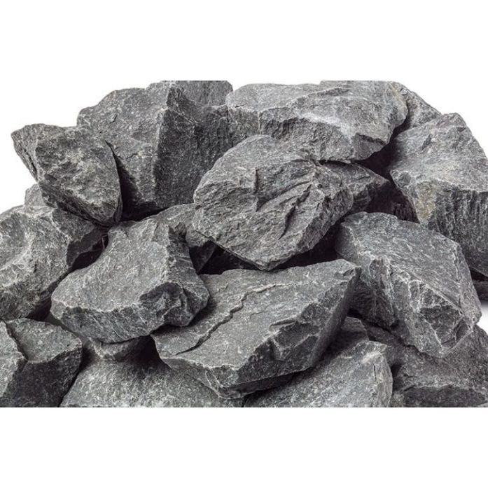 Harvia Sauna Heater Rocks - 44 lbs Split-Face rocks