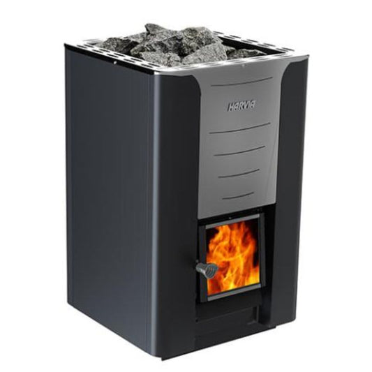 Harvia Pro 36 wood sauna stove - full view