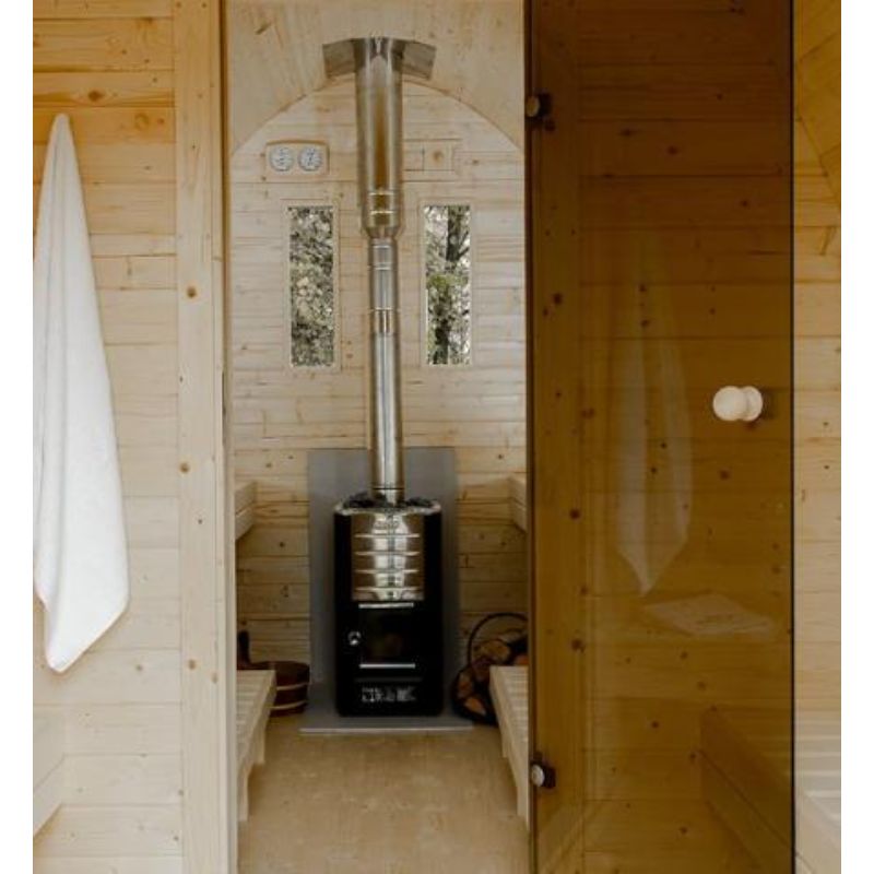 Harvia sauna heater steel chimney
