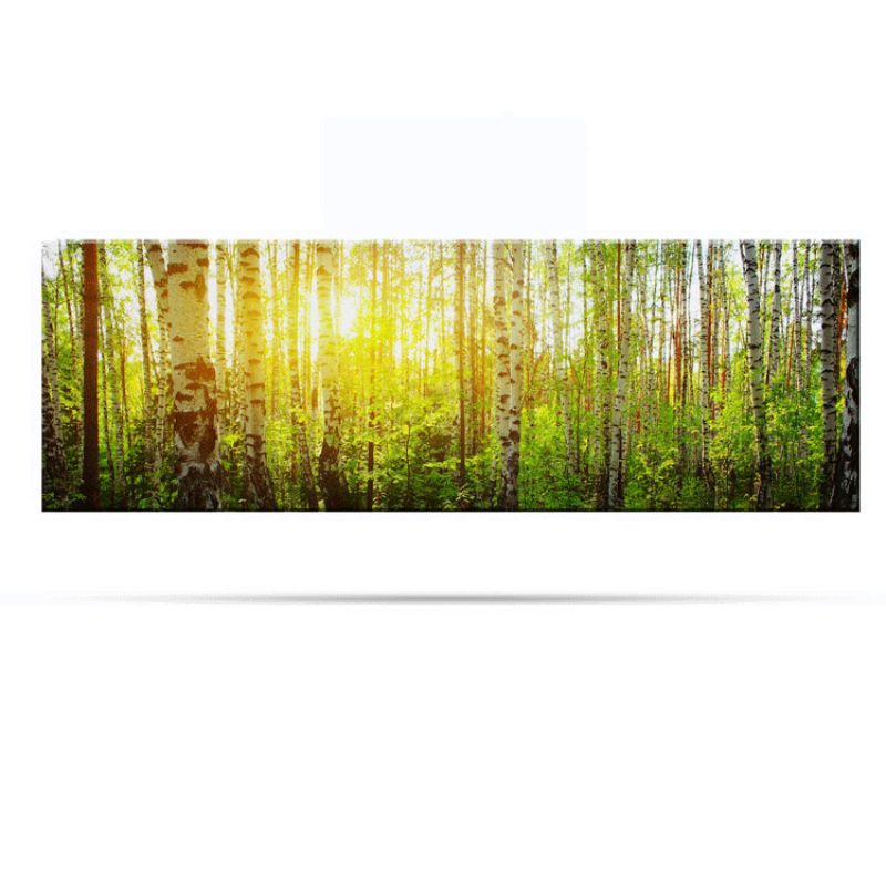 Heatstorm Radiant Heat Electric Wall Panel- horizontal forest and sunshine graphic