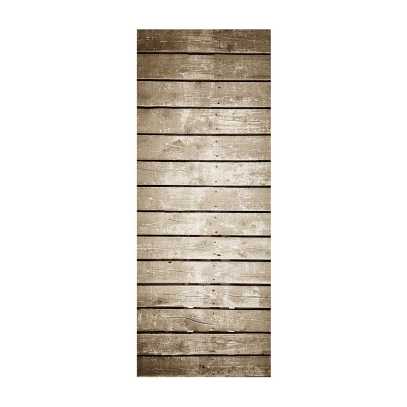 Heatstorm Radiant Heat Electric Wall Panel- brown wood planks graphic