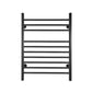 WarmlyYours Inifinity TW-F10BS-HP Towel Warmer - Dual Connection - Black Finish