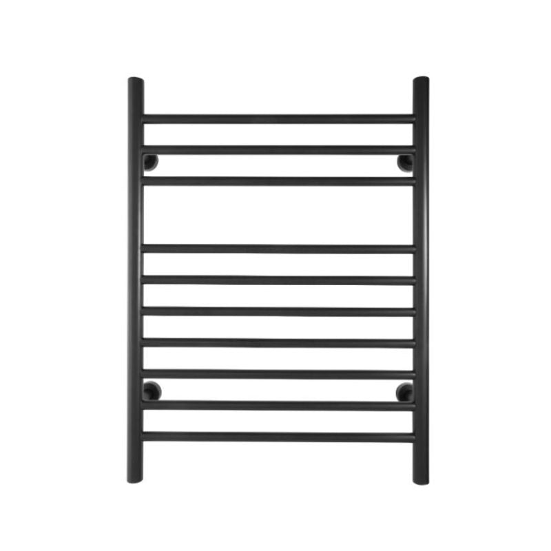WarmlyYours Inifinity TW-F10BS-HP Towel Warmer - Dual Connection - Black Finish