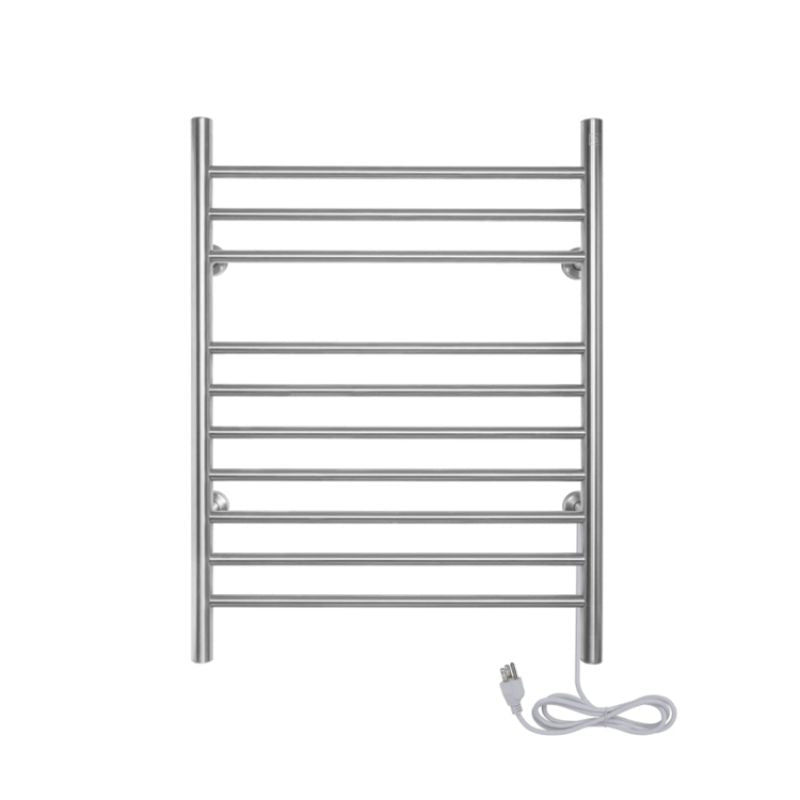 WarmlyYours Inifinity TW-F10BS-HP Towel Warmer - Dual Connection - Brushed