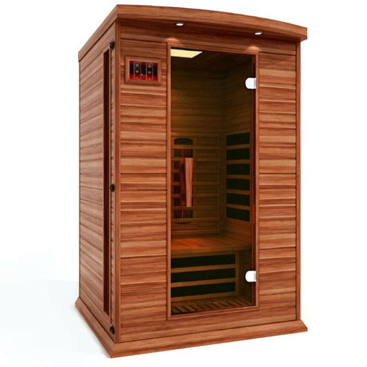 Maxxus Sauna - 2 person Full Spectrum Indoor Infrared Sauna  | MX-M206-01 FS CED