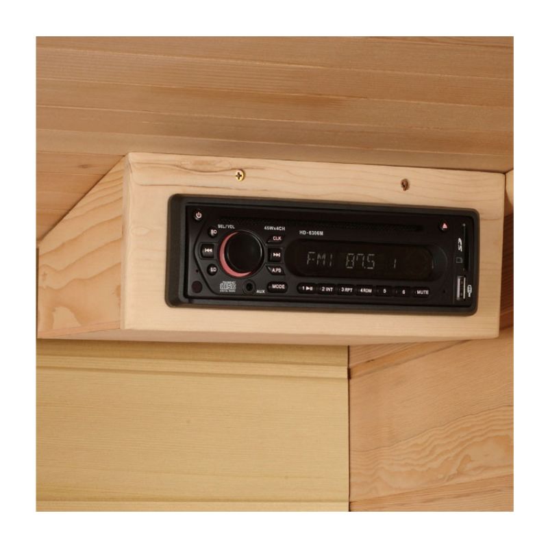 Maxxus MX-K356-01 | 3 Person Corner Low EMF FAR Indoor Infrared Sauna-radio