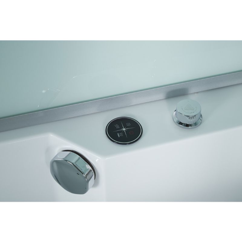 Maya Bath Platinum Catania Steam Shower - tub controls