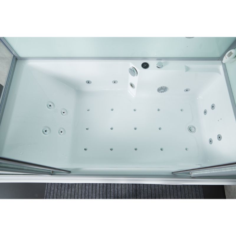 Maya Bath Platinum Catania Steam Shower - tub interior