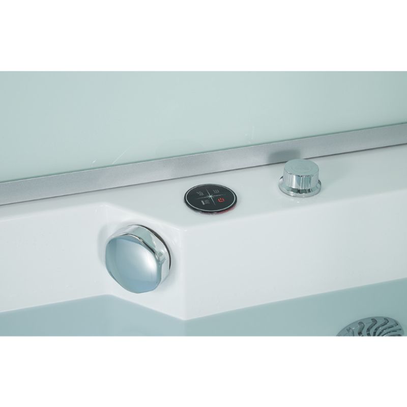 Maya Bath Platinum Catania Steam Shower - tub controls