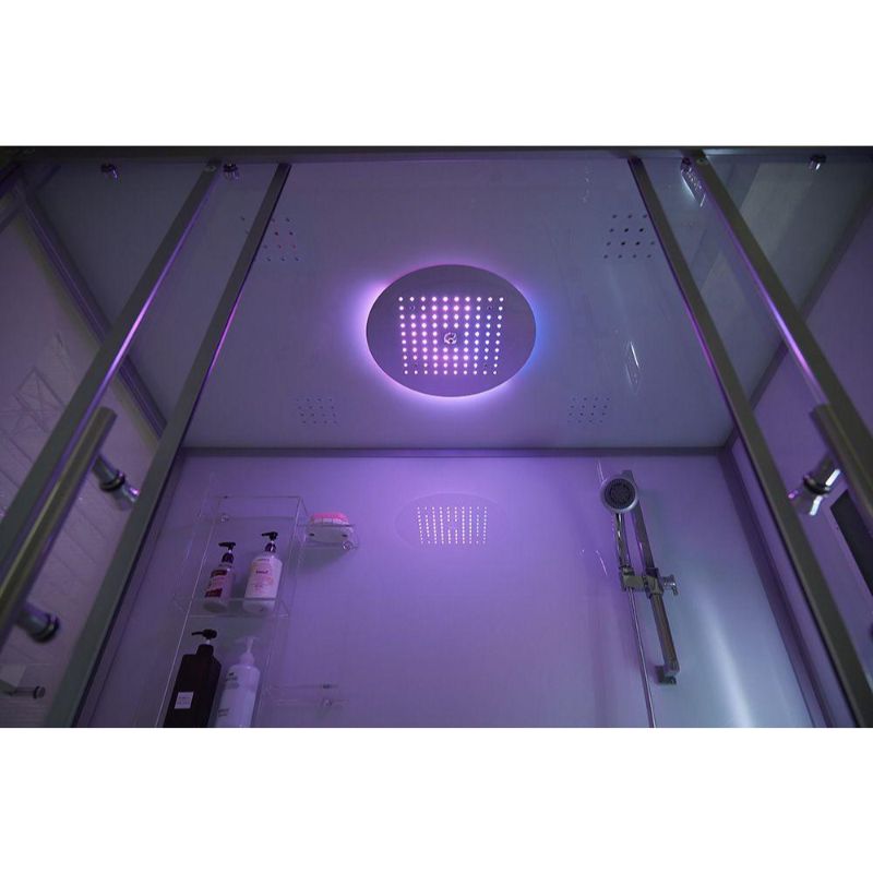 Maya Bath Platinum Catania Steam Shower - chromotherapy lighting