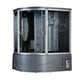 Maya Bath Platinum Siena Steam Shower & Tub Combo 4 kW - grey