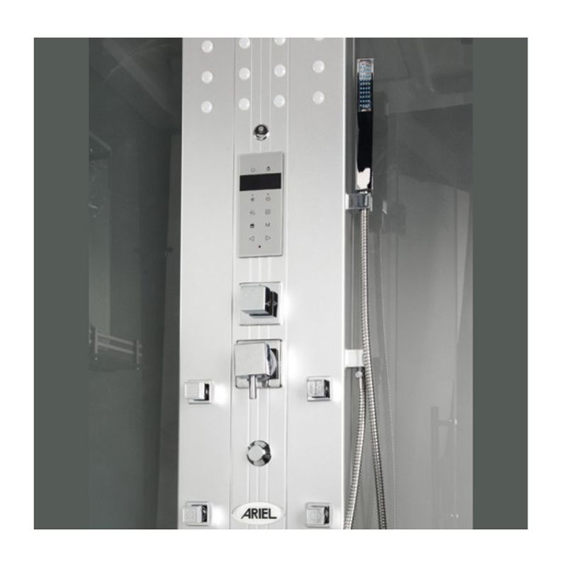 Mesa WS-300A | 47 x 35 3 kW Luxury Steam Shower with Jets, Seat & Radio - control panel