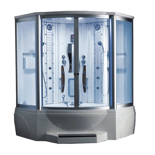 Mesa-WS- 608A-Steam Shower - Clear Glass