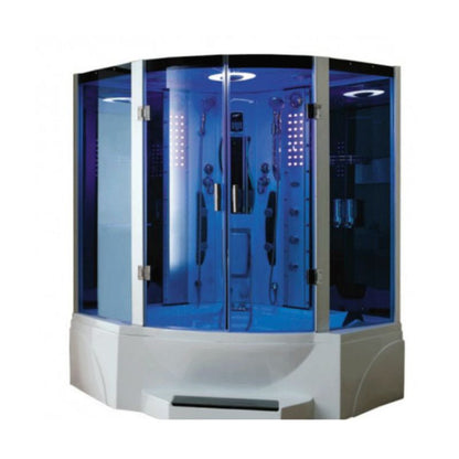 Mesa-WS- 608A-Steam Shower - Blue Glass