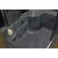 Mesa WS-501-white luxury steam shower-tub-combo-Whirlpool Tub