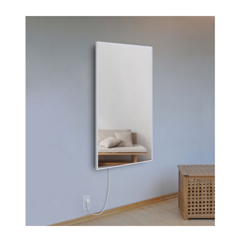 WarmlyYours Radiant Heating Panel Mirror IP-EM-GLS-MIR-0600 - Plug-in - on wall