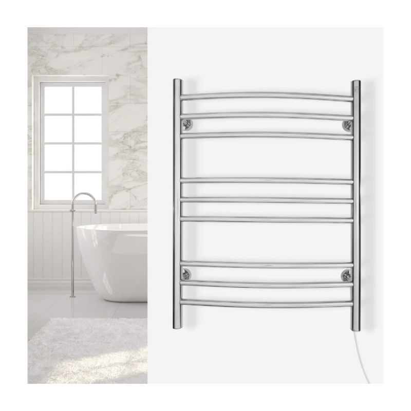 Riviera 9 Bar Towel Warmer TW-R09PS-HP | Dual Connection – Sunflare Saunas  u0026 Spas
