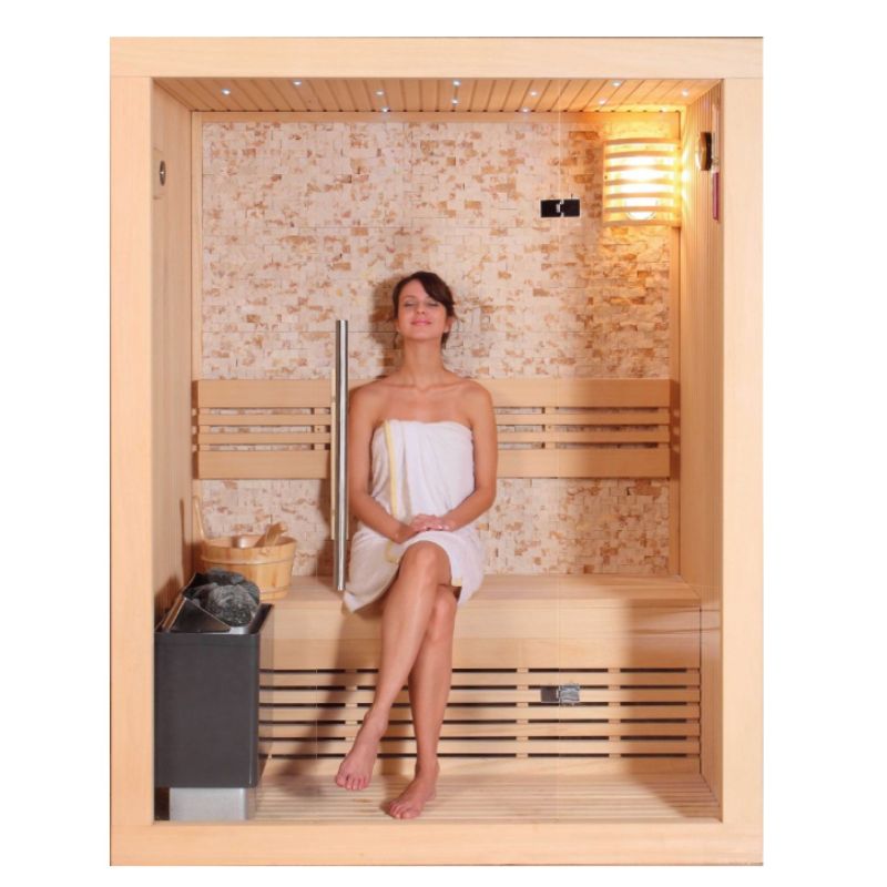 SunRay Rockledge 200LX - 2 Person Indoor Traditional Steam Sauna