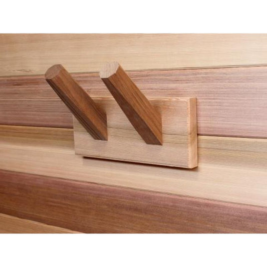 Double Robe Hook for Sauna