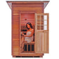 Enlighten Sierra 2 Person Infrared Sauna-Slope Roof