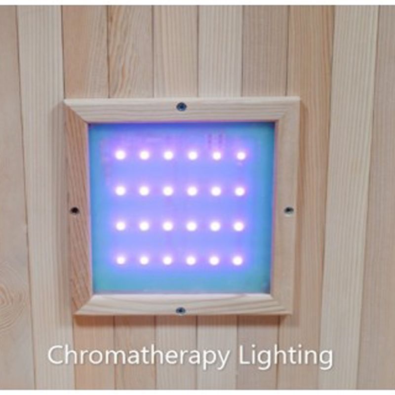 SunRay Eagle HL200D1 Outdoor Traditional Steam Sauna - Chromotherapy Lighting