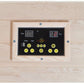 SunRay Eagle HL200D1 Outdoor Traditional Steam Sauna - Control Panel