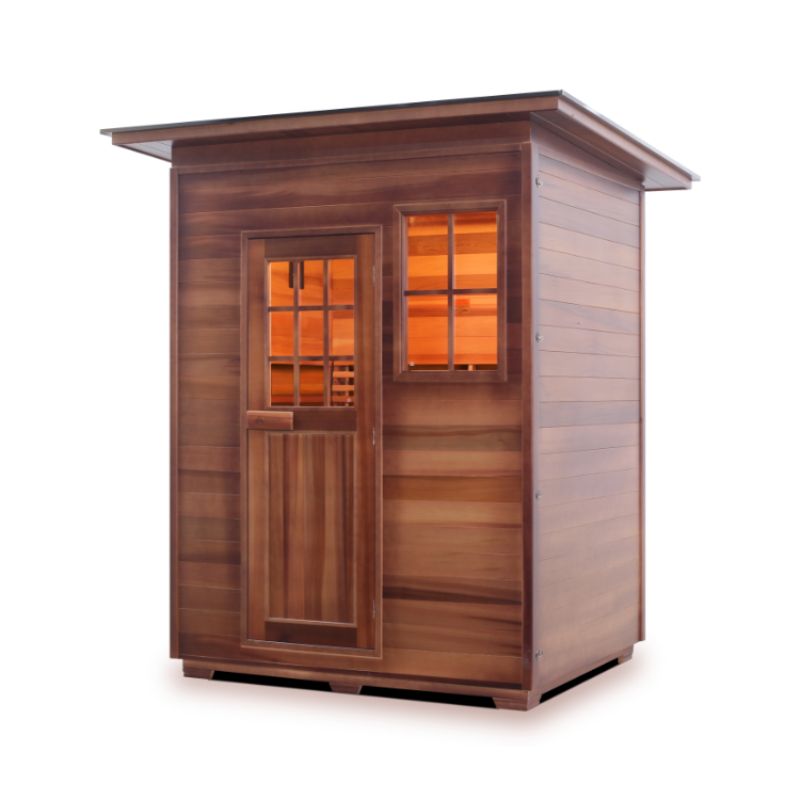 Enlighten Traditional Sauna-Moonlight 3 Person-Slope Roof