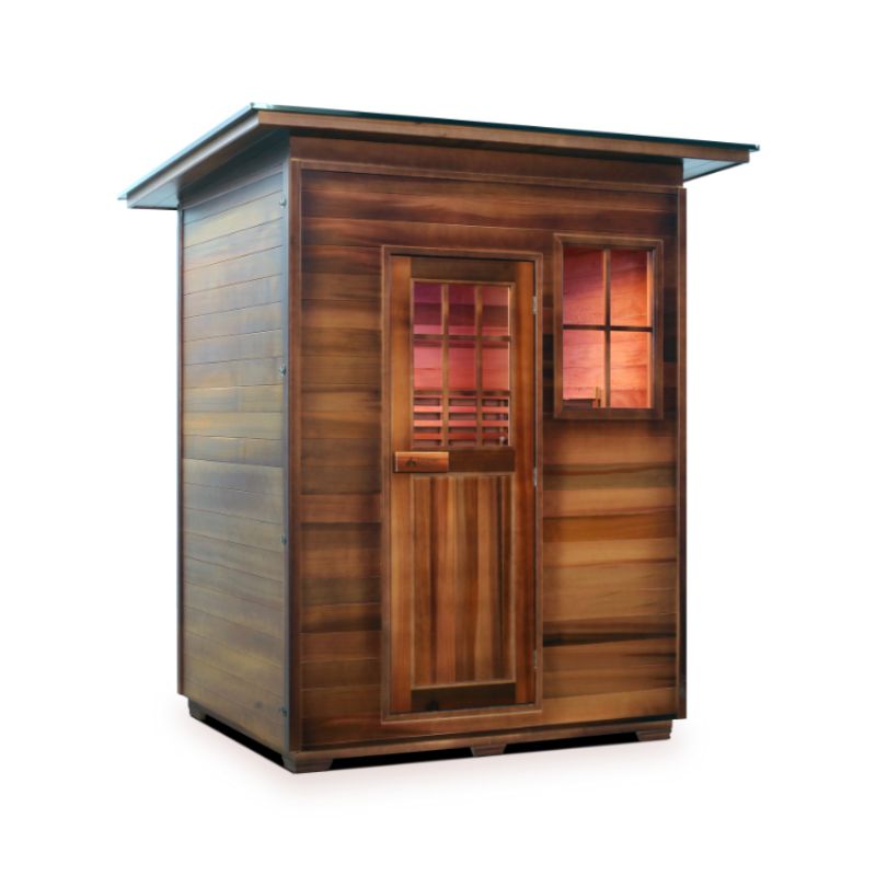 Enlighten Traditional Sauna-Moonlight 3 Person-Slope Roof
