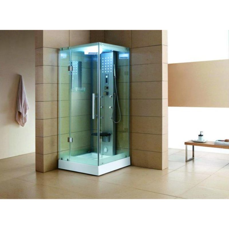 Mesa-WS-303-Steam-Shower- Clear Glass