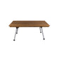 Teak Shower Bench with Foldable Legs - full view