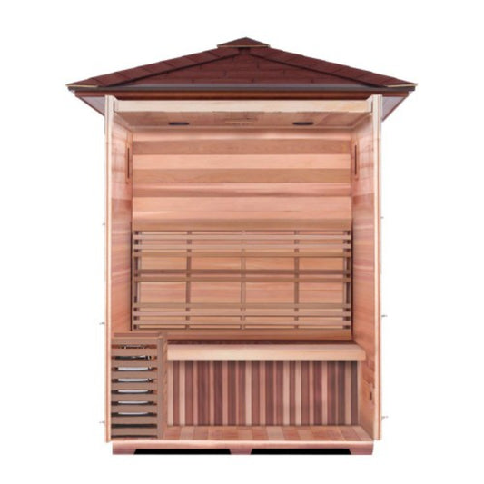 Waverly HL200D2 Outdoor Traditional Steam Sauna - Interior view