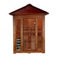 Waverly HL200D2 Outdoor Traditional Steam Sauna - front view with glass door