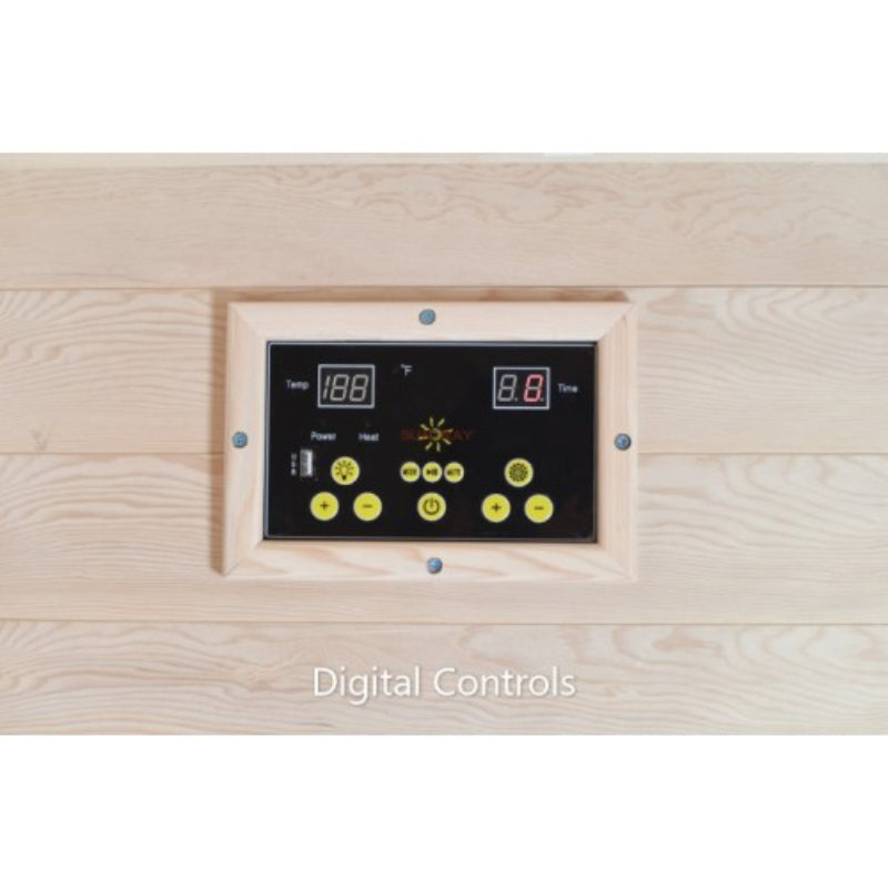Waverly HL200D2 Outdoor Traditional Steam Sauna - Digital Control Panel