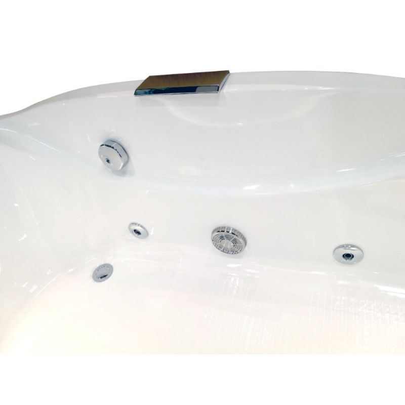 EAGO AM189ETL | 6 ft Acrylic Whirlpool Bathtub