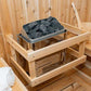 Dundalk LeisureCraft Luna outdoor traditional sauna CTC22LU - heater